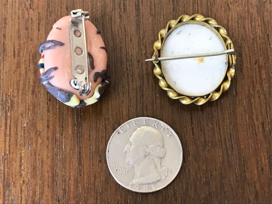 Pair Of Brooches Pins [Photo 6]