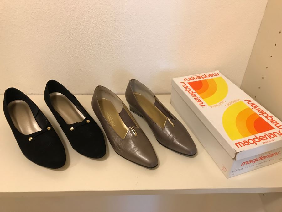 Pair Of Women's 9W California Magdesians Heel Shoes