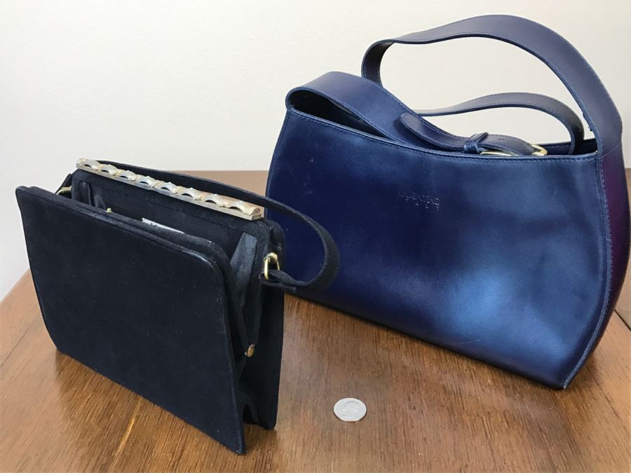 Valentino Italy Handbag And Vintage Mayer New York Handbag