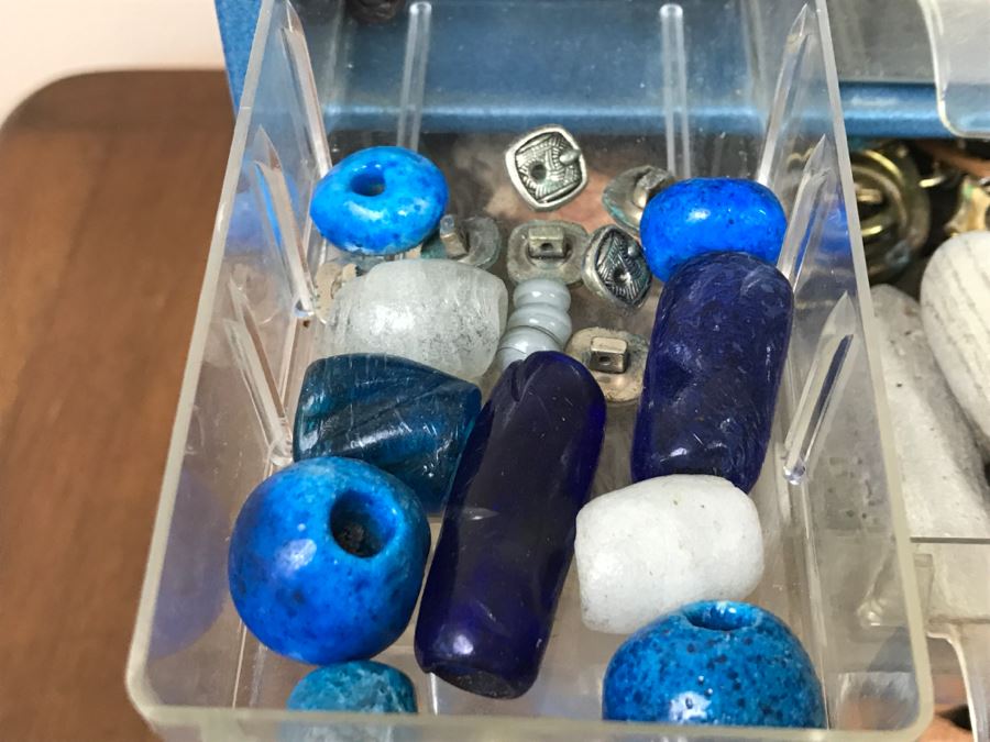 Nice Bead Lot For Making Jewelry And Storage Cabinet - See All Photos [Photo 8]