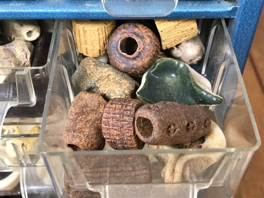 Nice Bead Lot For Making Jewelry And Storage Cabinet - See All Photos [Photo 12]