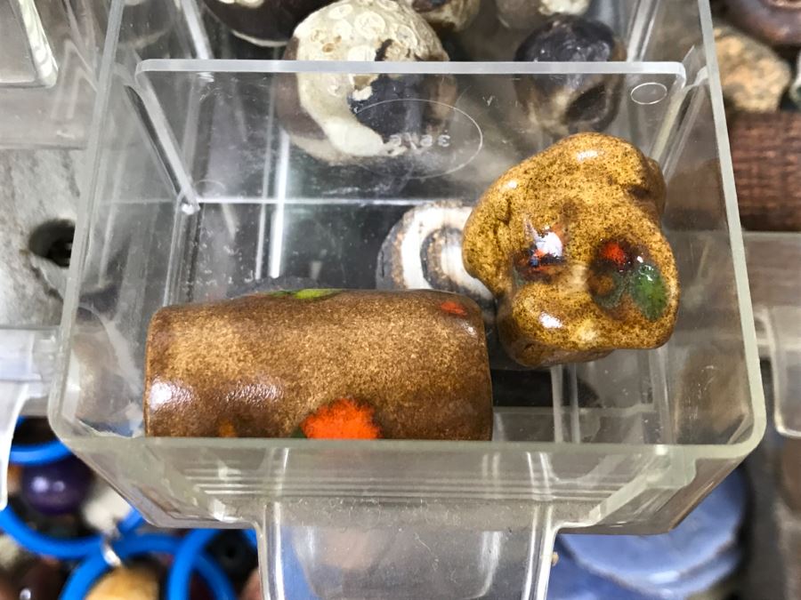 Nice Bead Lot For Making Jewelry And Storage Cabinet - See All Photos [Photo 6]