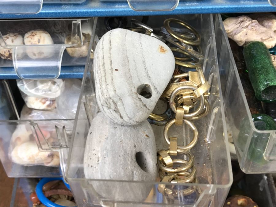 Nice Bead Lot For Making Jewelry And Storage Cabinet - See All Photos [Photo 10]