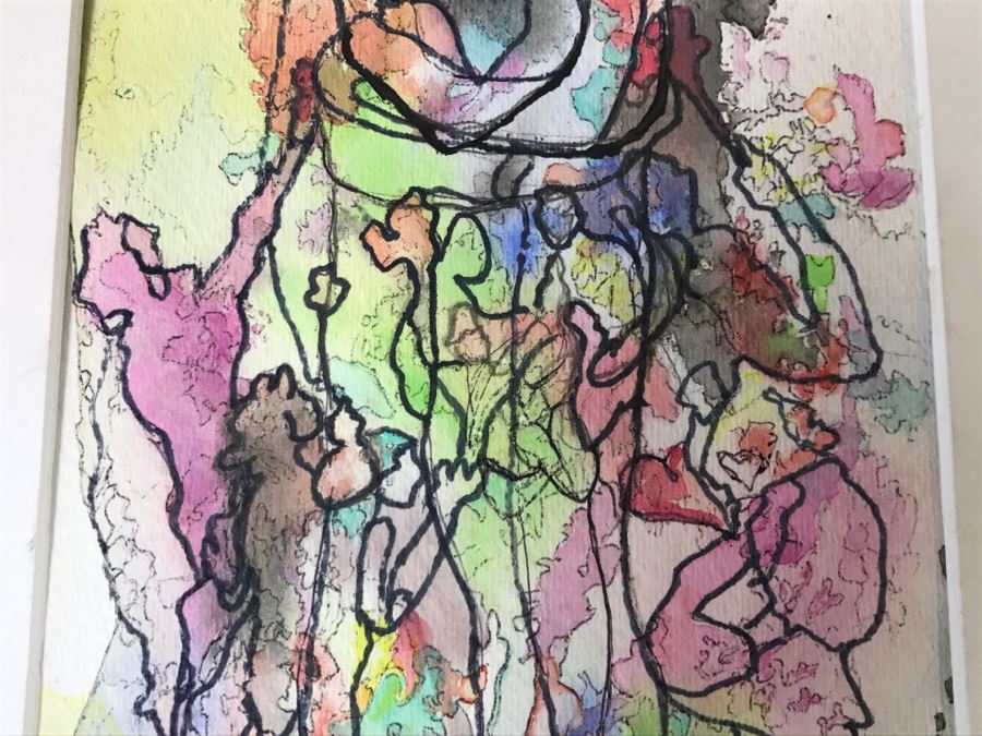 Pair Of Original Watercolor Paintings - One Is Signed N. Sprague [Photo 9]