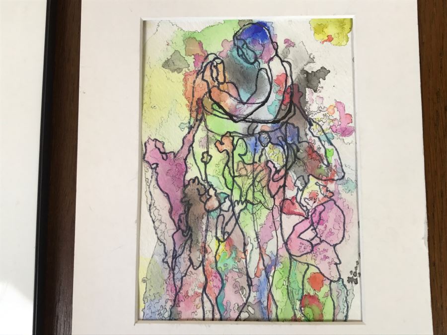 Pair Of Original Watercolor Paintings - One Is Signed N. Sprague [Photo 7]