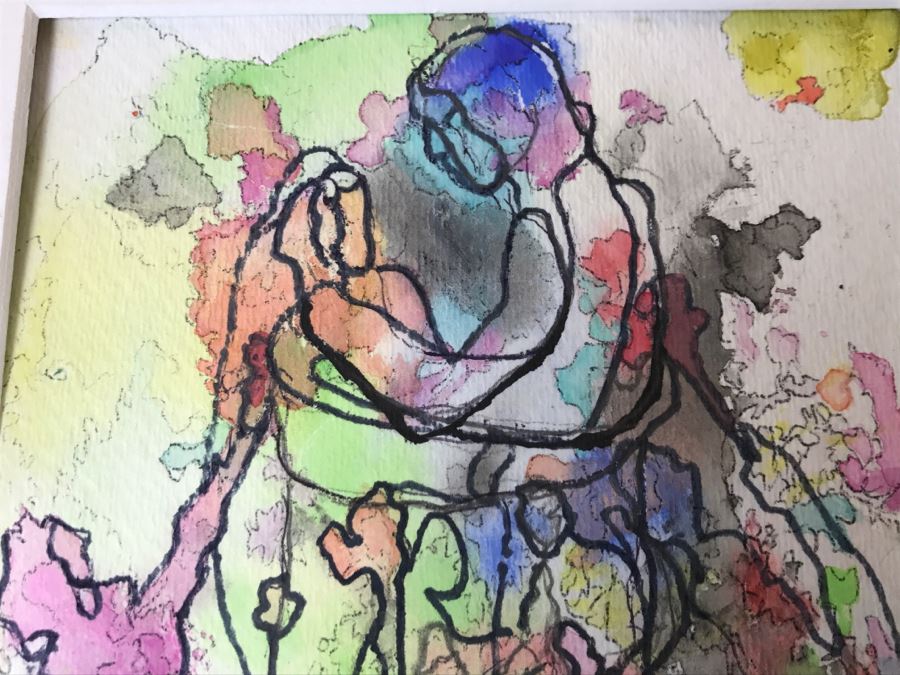 Pair Of Original Watercolor Paintings - One Is Signed N. Sprague [Photo 11]