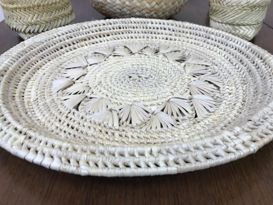 Set Of (4) Native American Indian Baskets [Photo 4]