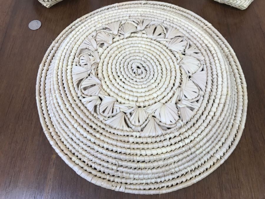 Set Of (4) Native American Indian Baskets [Photo 15]