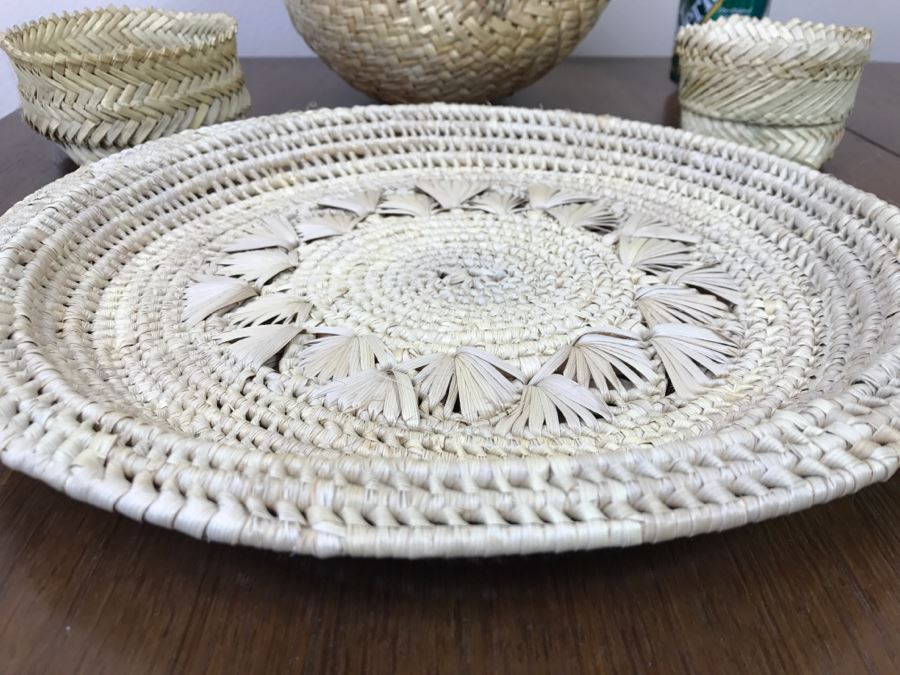 Set Of (4) Native American Indian Baskets [Photo 14]