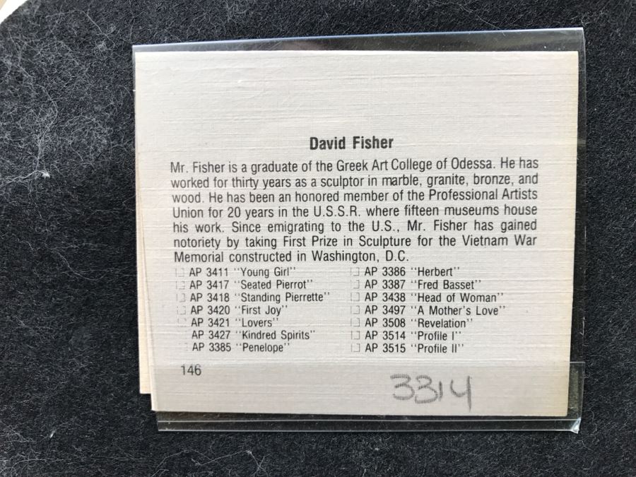 David Fisher Mother And Child Sculpture For Austin Productions Inc 1984 [Photo 10]