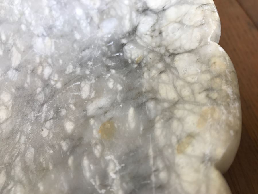 Large Carved Stone Bowl And Mid-Century Fish Pottery [Photo 6]