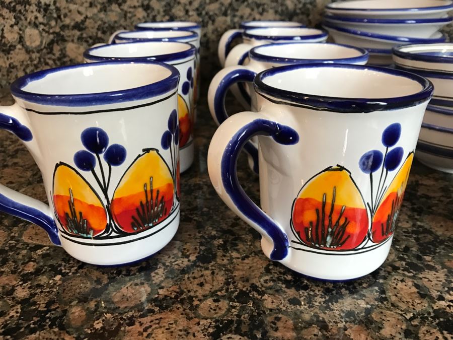 (20) S. Stefano Camastra And La Giara Ceramic Cups And Bowls Made In Italy [Photo 2]