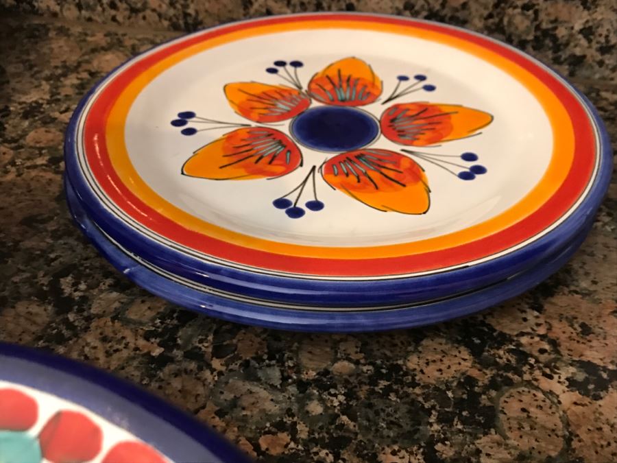 (13) S. Stefano Camastra And La Giara Ceramic Pitcher And Plates Made In Italy [Photo 9]