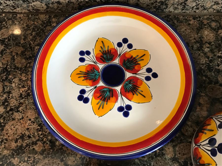 (13) S. Stefano Camastra And La Giara Ceramic Pitcher And Plates Made In Italy [Photo 5]