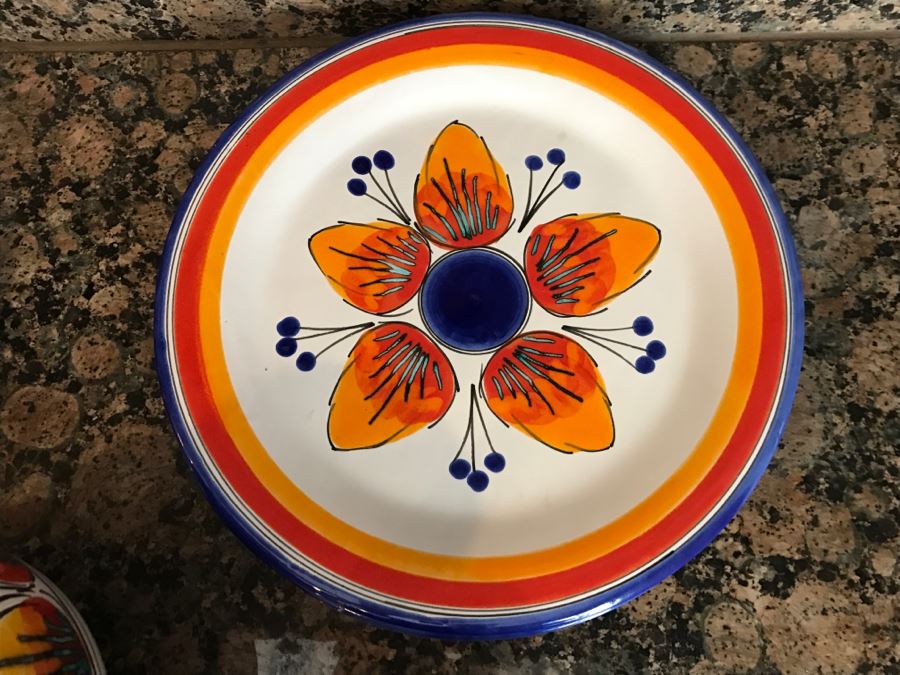 (13) S. Stefano Camastra And La Giara Ceramic Pitcher And Plates Made In Italy [Photo 6]