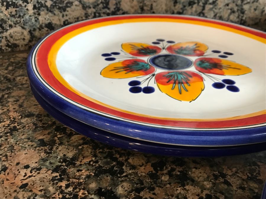 (13) S. Stefano Camastra And La Giara Ceramic Pitcher And Plates Made In Italy [Photo 12]