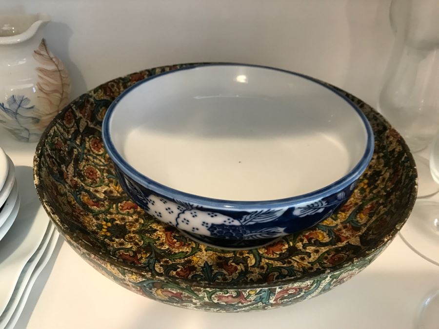 Various Bowls, Plates, Creamer And Stemware Glasses [Photo 7]