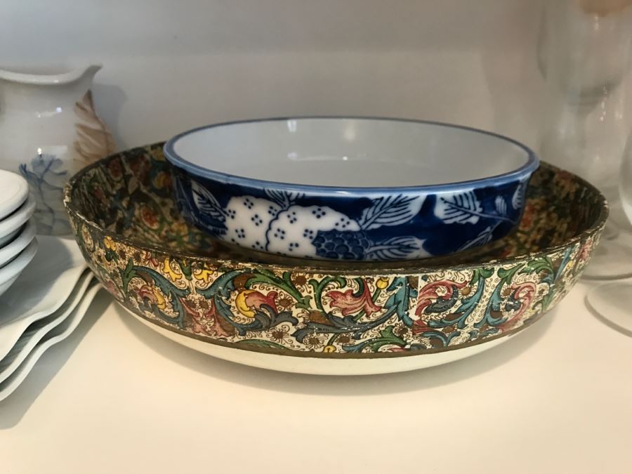 Various Bowls, Plates, Creamer And Stemware Glasses [Photo 6]