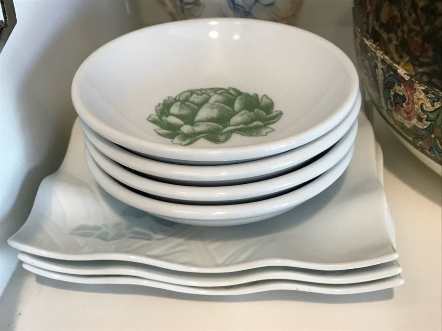 Various Bowls, Plates, Creamer And Stemware Glasses [Photo 8]