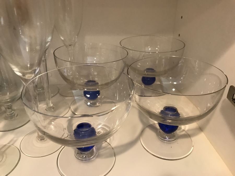 Various Bowls, Plates, Creamer And Stemware Glasses [Photo 3]