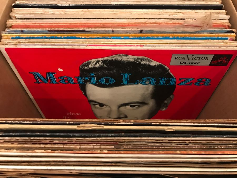 (2) Boxes Of Vintage Vinyl Records 33RPM Lot Includes Bob Dylan's Greatest Hits, Elton John's Goodbye Yellow Brick Road, Musicals, Nat King Cole - See Photos [Photo 15]