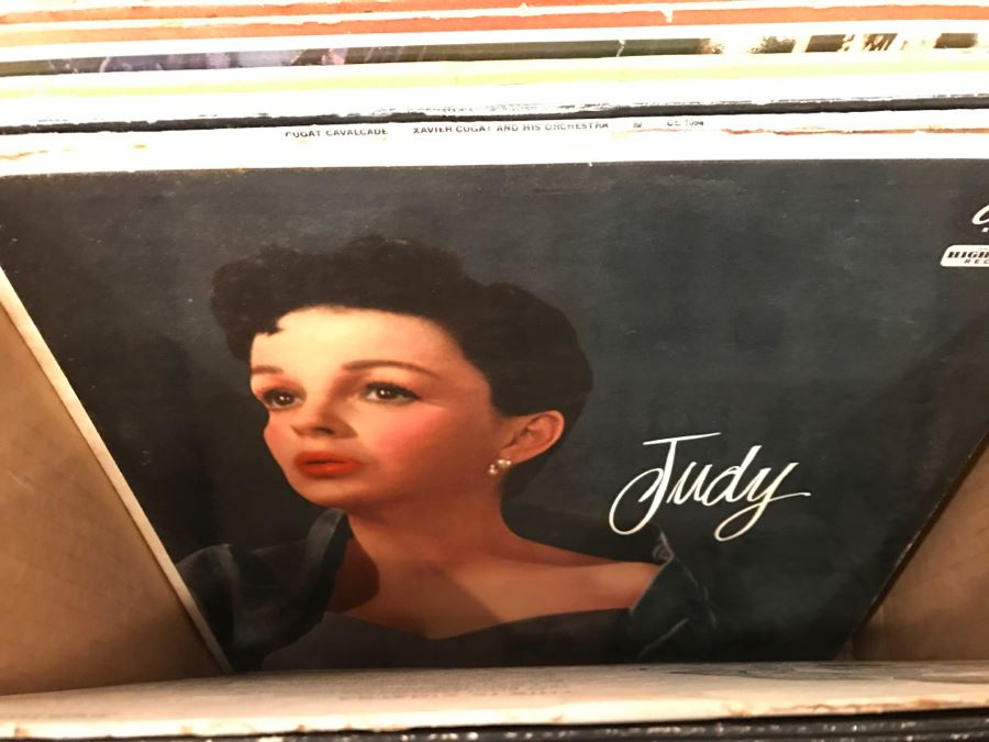 (2) Boxes Of Vintage Vinyl Records 33RPM Lot Includes Bob Dylan's Greatest Hits, Elton John's Goodbye Yellow Brick Road, Musicals, Nat King Cole - See Photos [Photo 19]