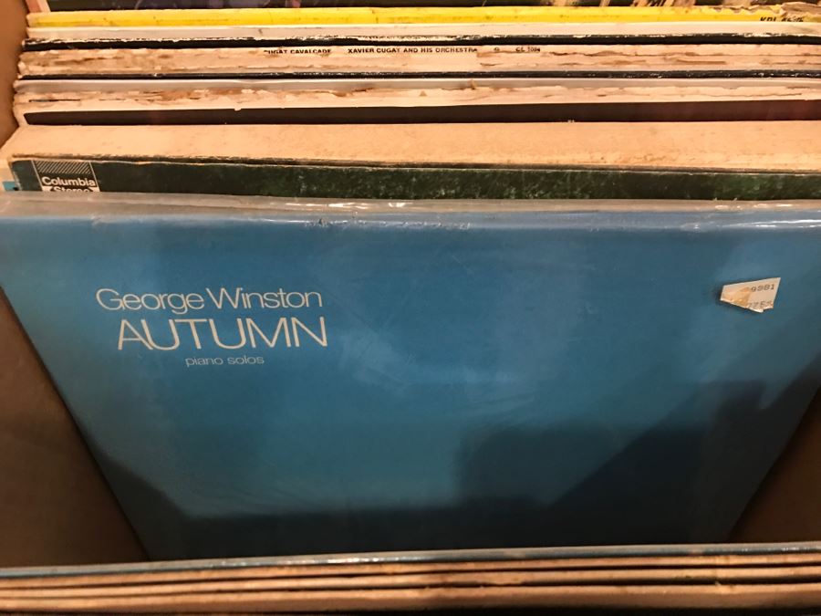 (2) Boxes Of Vintage Vinyl Records 33RPM Lot Includes Bob Dylan's Greatest Hits, Elton John's Goodbye Yellow Brick Road, Musicals, Nat King Cole - See Photos [Photo 28]