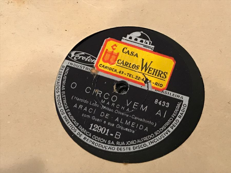 Collection Of (12) Vinyl Records From 1949 Carnival Carnaval Rio De Janeiro [Photo 3]