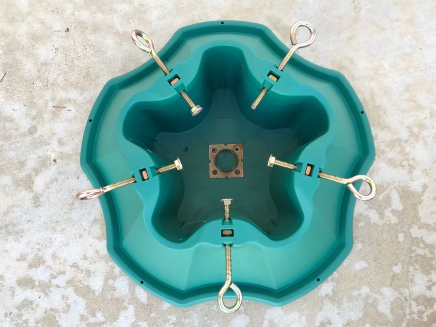 Bins Filled With Holiday Decorations Including 2-Layers Of Christmas Ornaments, Easter Decorations, Christmas Tree Stand - See All Photos [Photo 32]