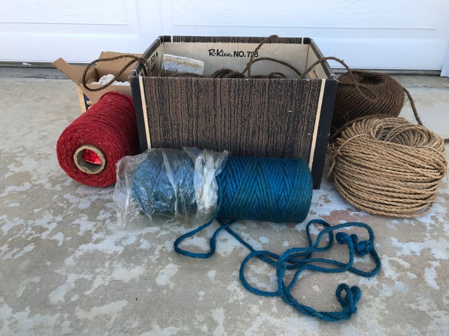 Huge Lot Of Crafting String Twine Some Colored [Photo 8]