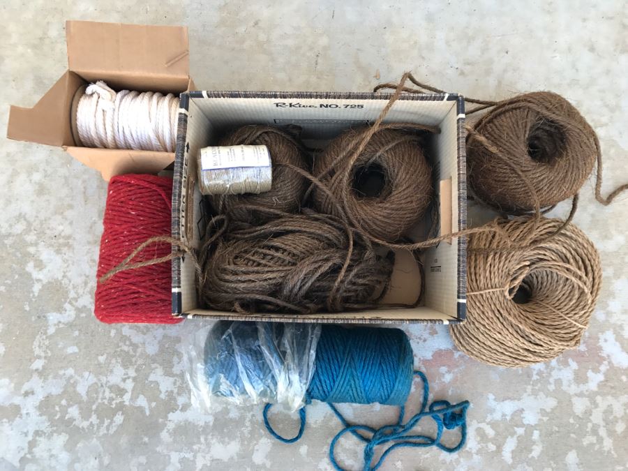 Huge Lot Of Crafting String Twine Some Colored [Photo 1]