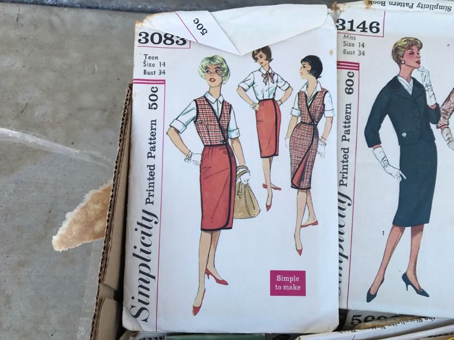 Huge Lot Of Vintage Patterns For Sewing [Photo 3]