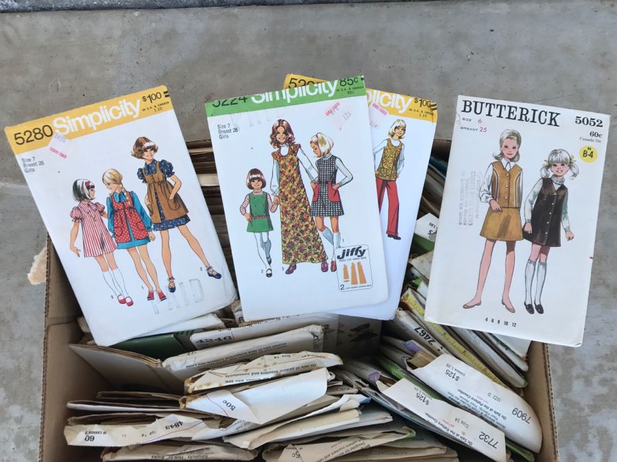 Huge Lot Of Vintage Patterns For Sewing [Photo 6]