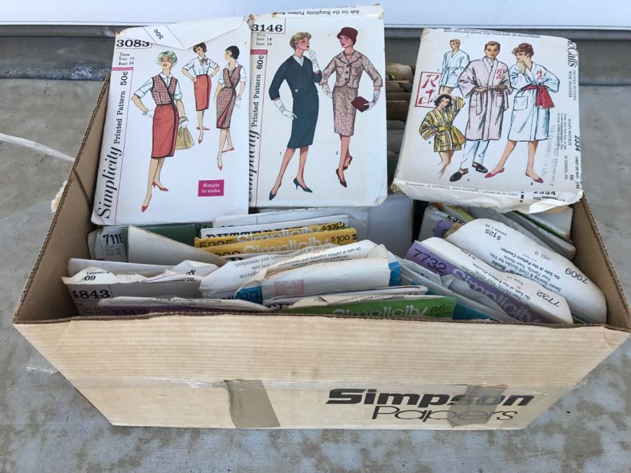 Huge Lot Of Vintage Patterns For Sewing [Photo 2]