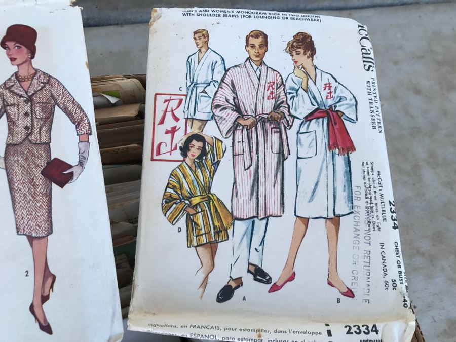 Huge Lot Of Vintage Patterns For Sewing [Photo 5]