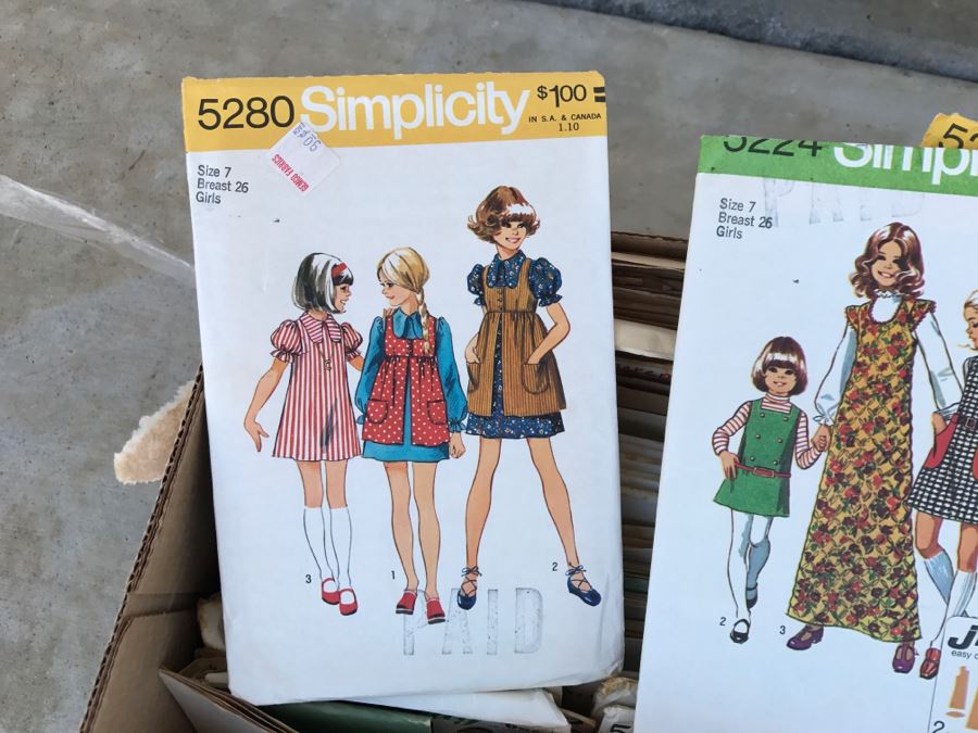 Huge Lot Of Vintage Patterns For Sewing [Photo 7]