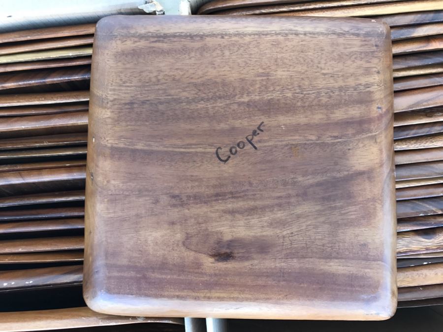 Apx (46) Wooden Monkey Pod Trays [Photo 4]