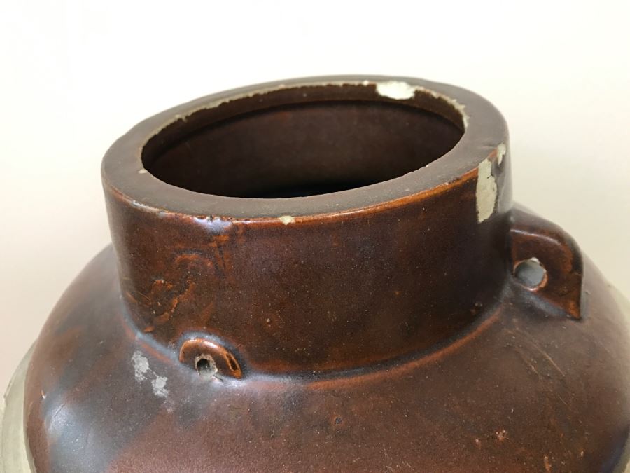 Set Of (3) Stoneware Jugs - Western Stoneware - See Photos For Condition [Photo 19]