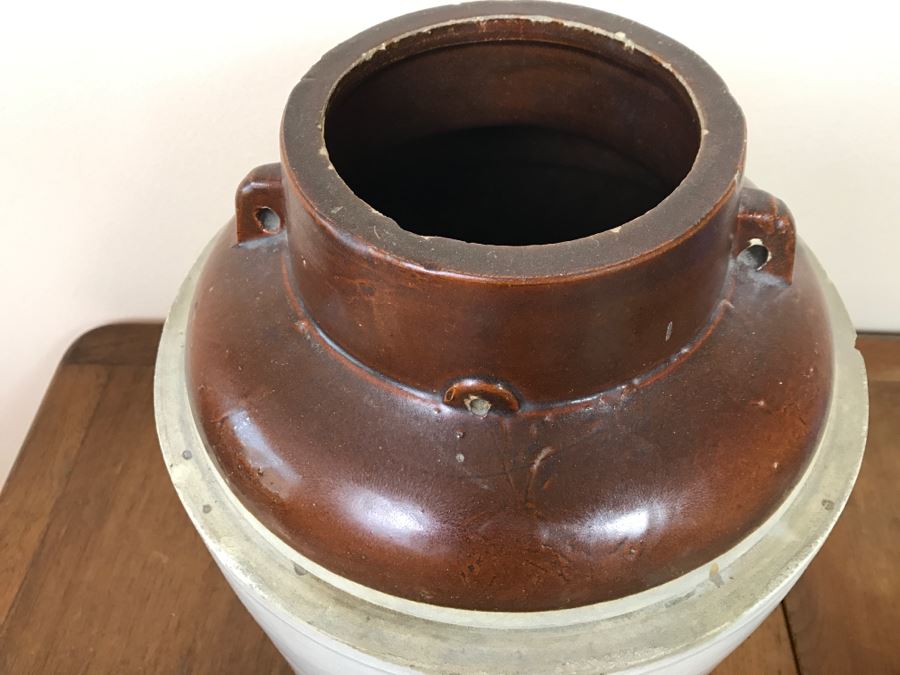 Set Of (3) Stoneware Jugs - Western Stoneware - See Photos For Condition [Photo 13]