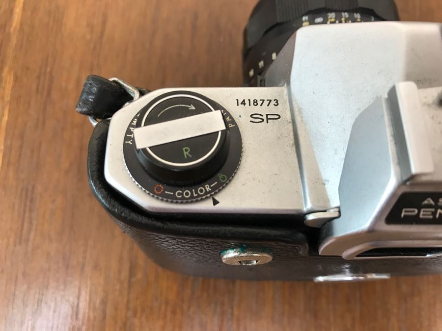 Vintage PENTAX 33MM Camera ASAHI Spotmatic SP With Case And Super-Takumar Asahi 1:1.4/50 Lens [Photo 6]