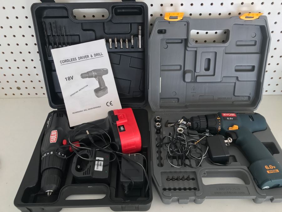 JUST ADDED - Pair Of Cordless Drills