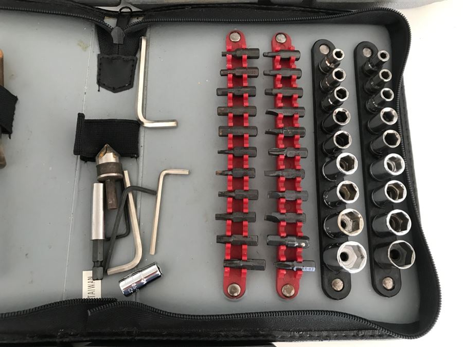 JUST ADDED - Tool Lot With Various Bit And Socket Wrench Sets [Photo 7]