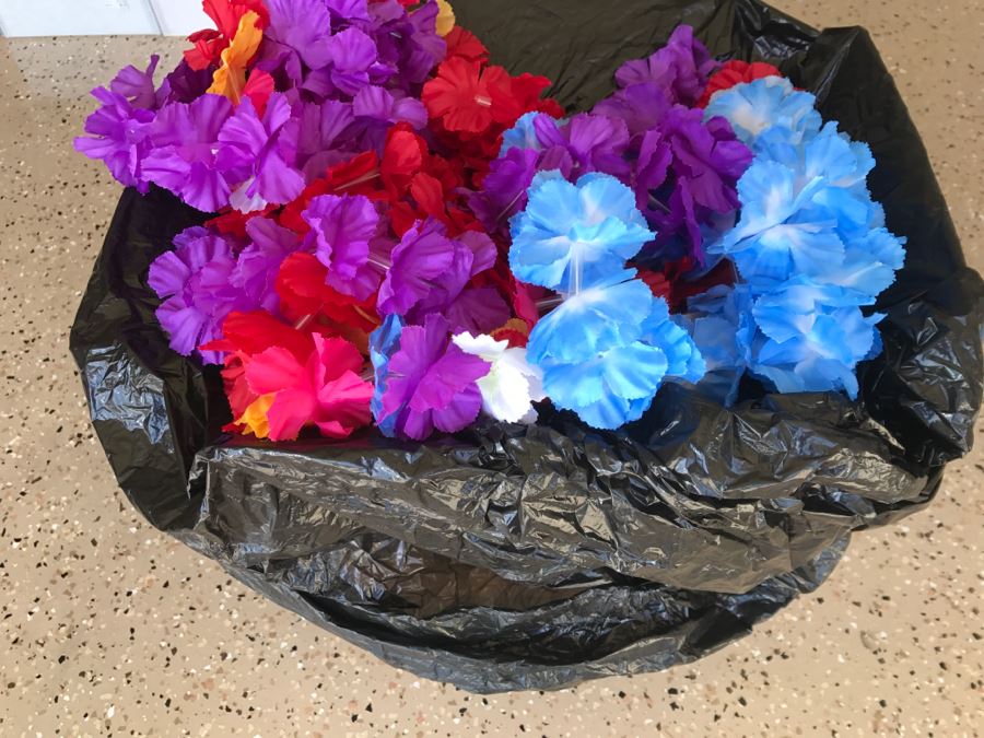 JUST ADDED - Box Filled With Party Leis [Photo 2]