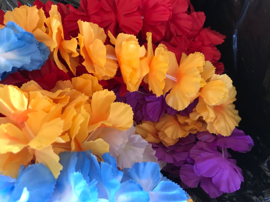 JUST ADDED - Box Filled With Party Leis [Photo 5]