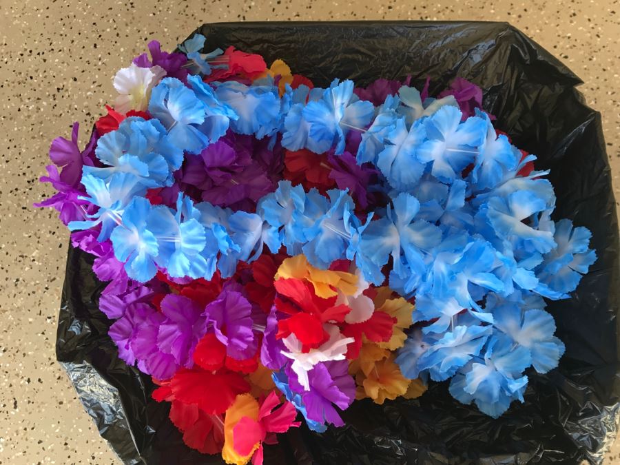 JUST ADDED - Box Filled With Party Leis [Photo 3]
