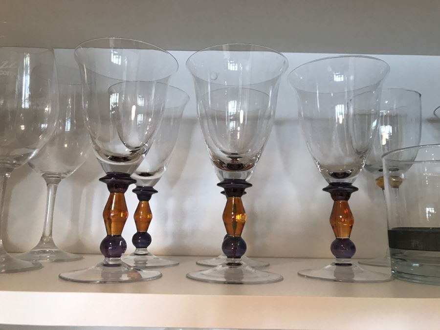 JUST ADDED - Kitchen Glasses, Coffee Cups And Stemware Glass Lot [Photo 3]