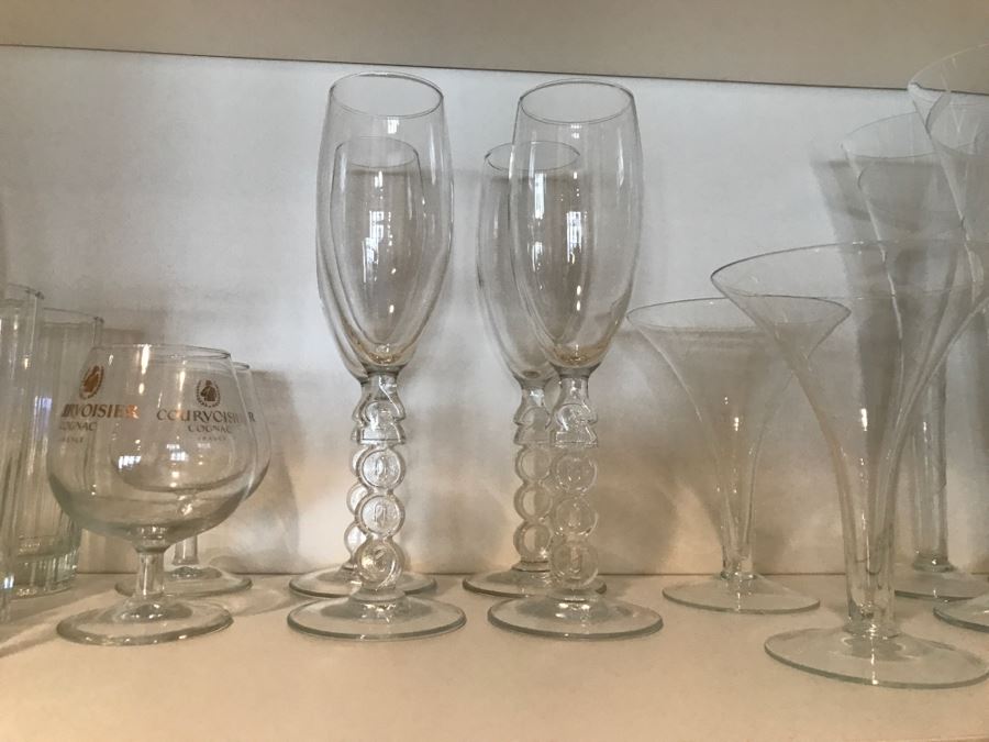 JUST ADDED - Kitchen Glasses, Coffee Cups And Stemware Glass Lot [Photo 8]