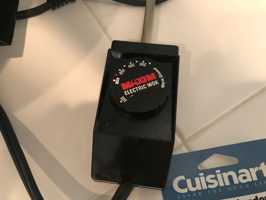 JUST ADDED - Cuisinart Scoop Colander And MAXIM Electric Wok [Photo 5]