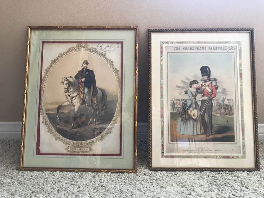 JUST ADDED - Pair Of Framed Antique Sheet Music [Photo 2]