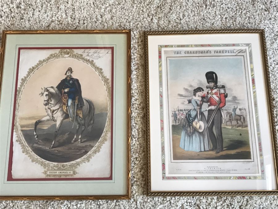 JUST ADDED - Pair Of Framed Antique Sheet Music [Photo 1]